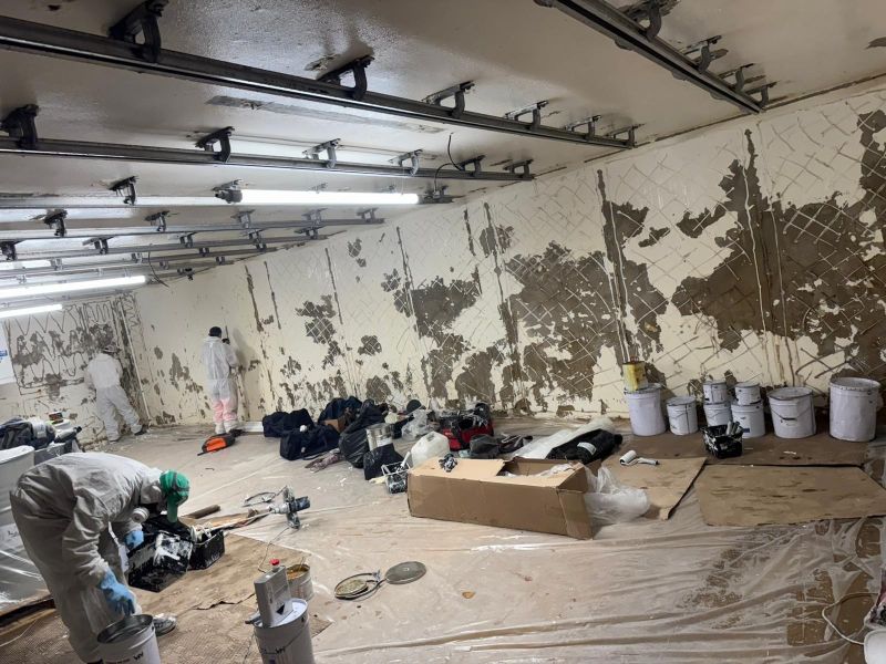 Intervention à l'abattoir municipal pour réaliser des travaux de maintenance