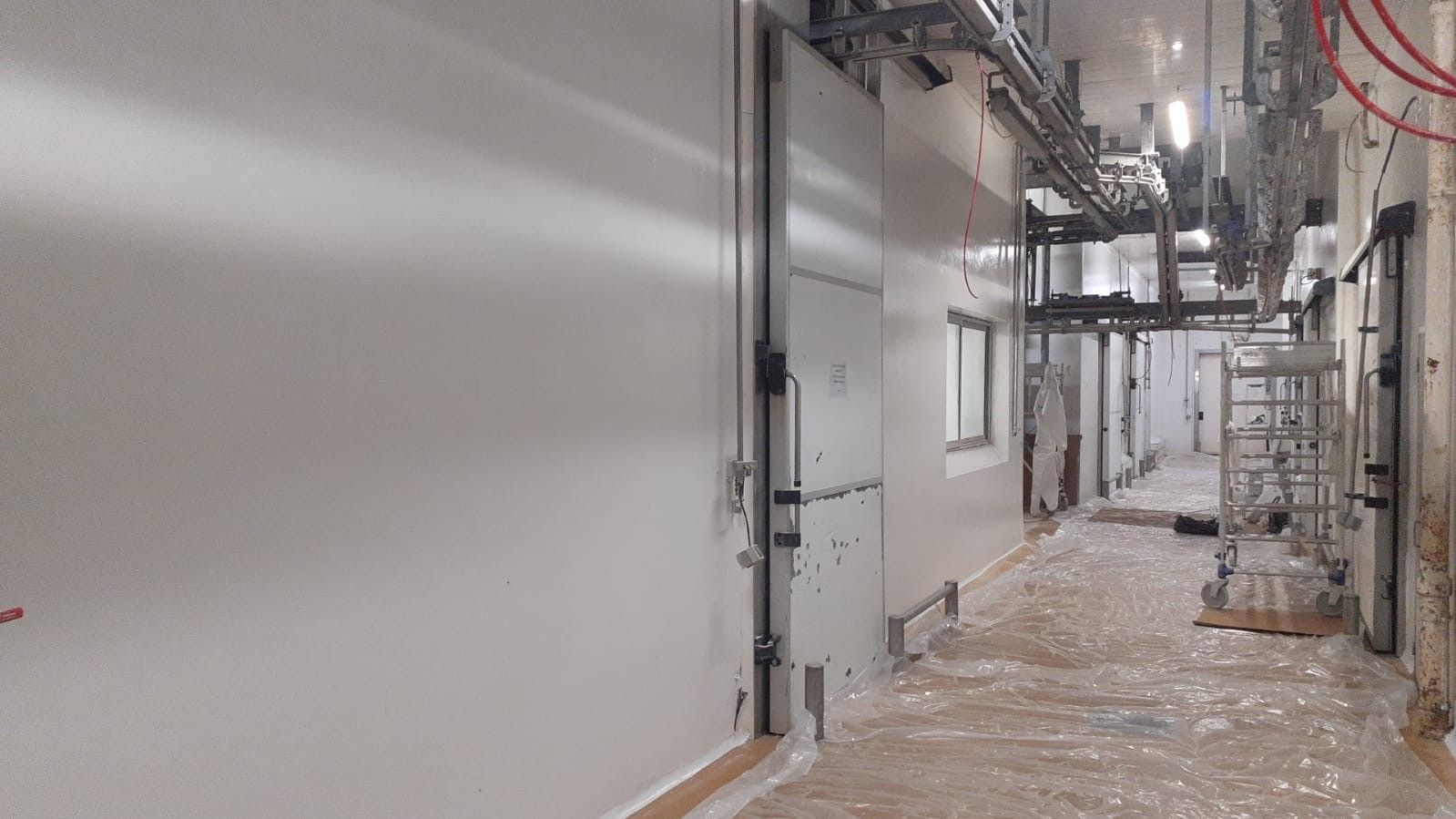 rénovation d’un couloir clé sur un site d’abattage